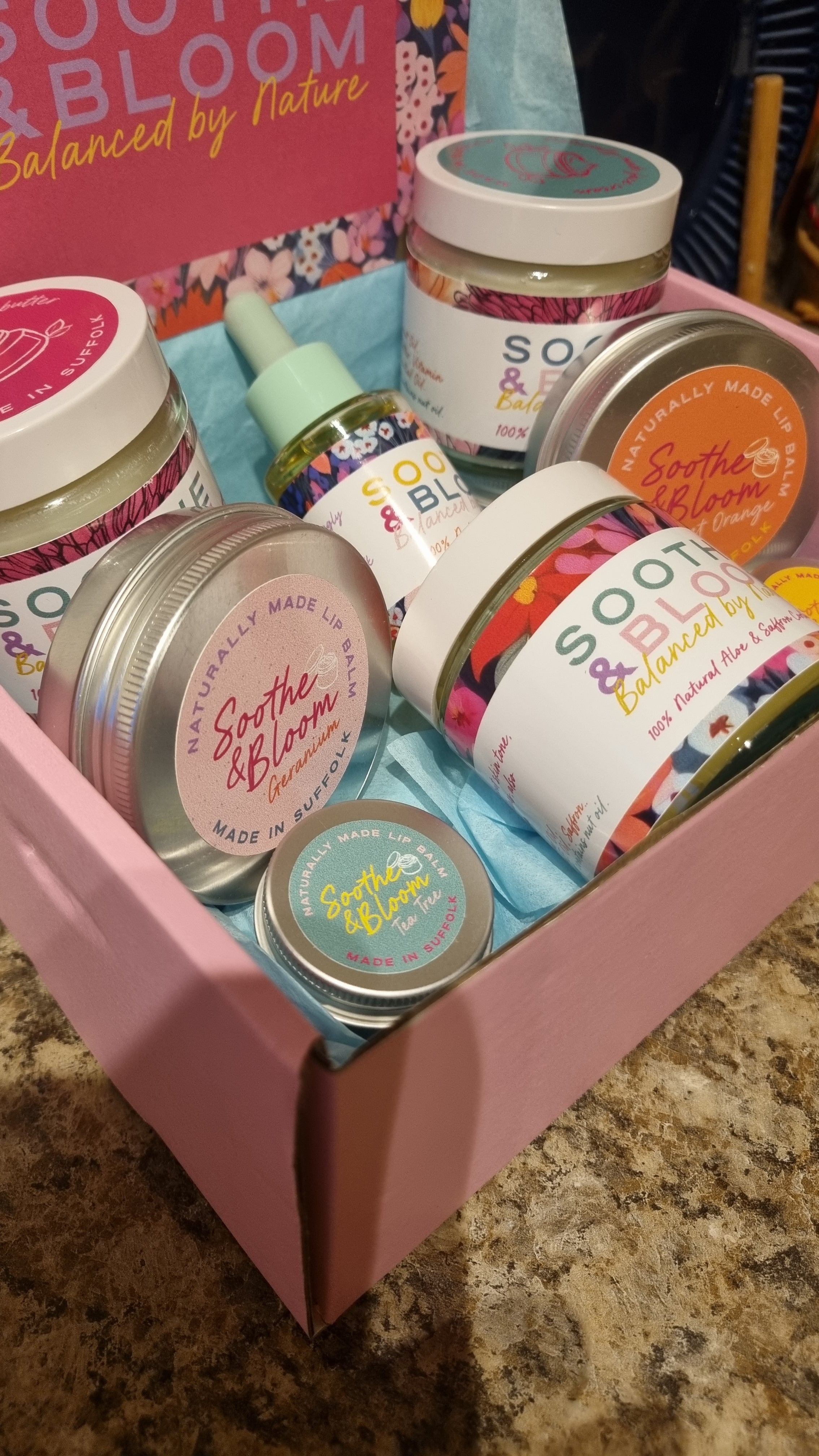Sooth & Bloom Natural Skincare Gift Box