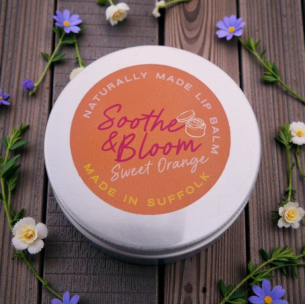 Soothe and Bloom Sweet Orange Lip Balm