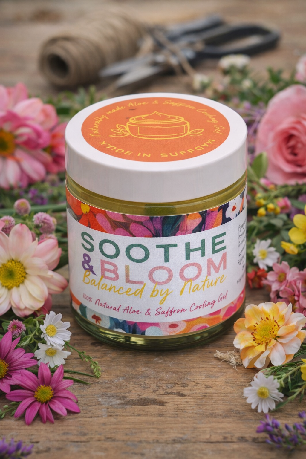 Soothe and Bloom Saffron and Aloe Vera Gel 100ml