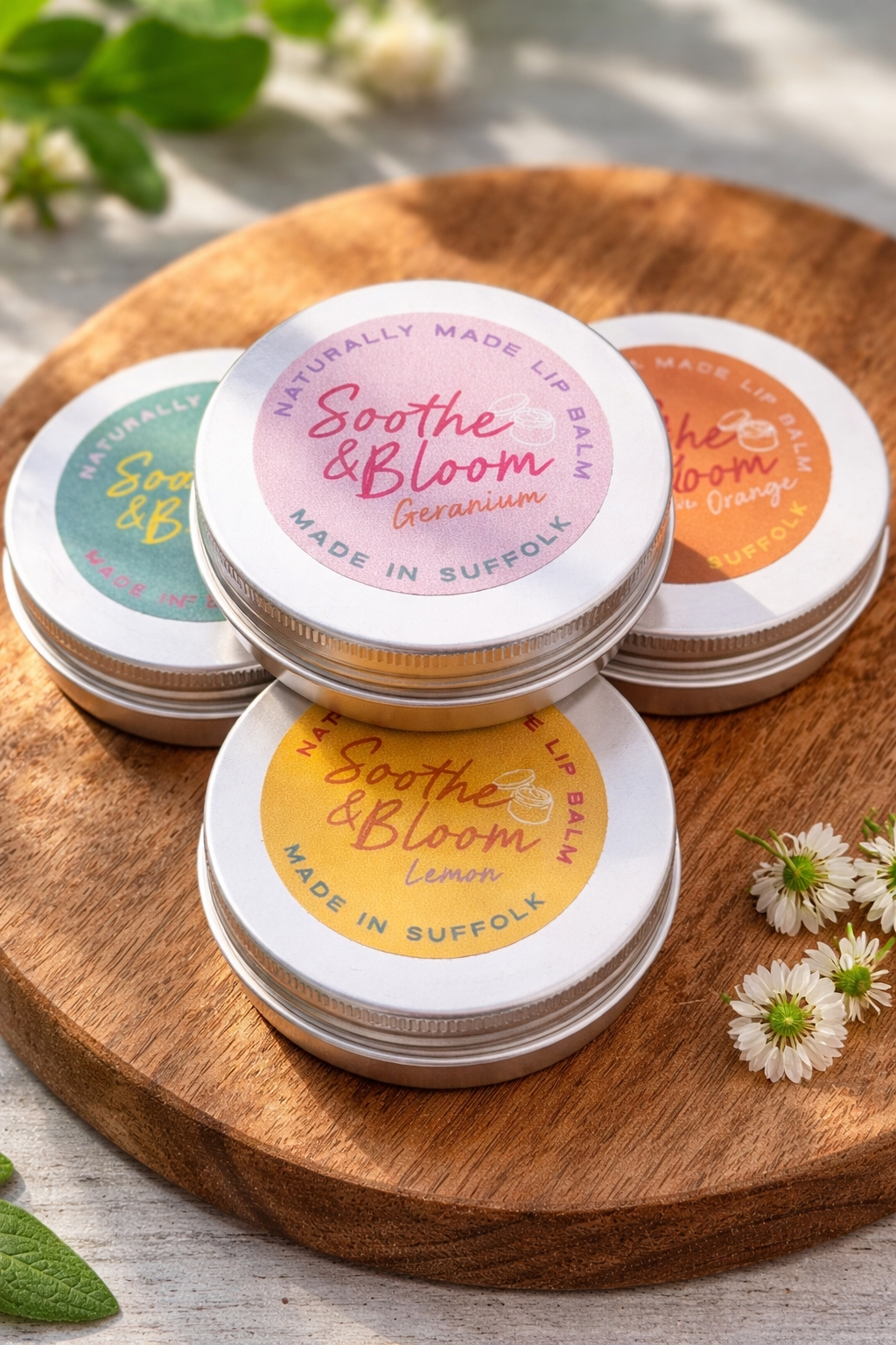 Soothe and Bloom Sweet Orange Lip Balm