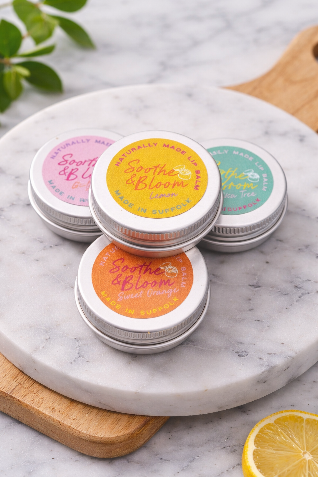 Soothe and Bloom Tea Tree Lip Balm